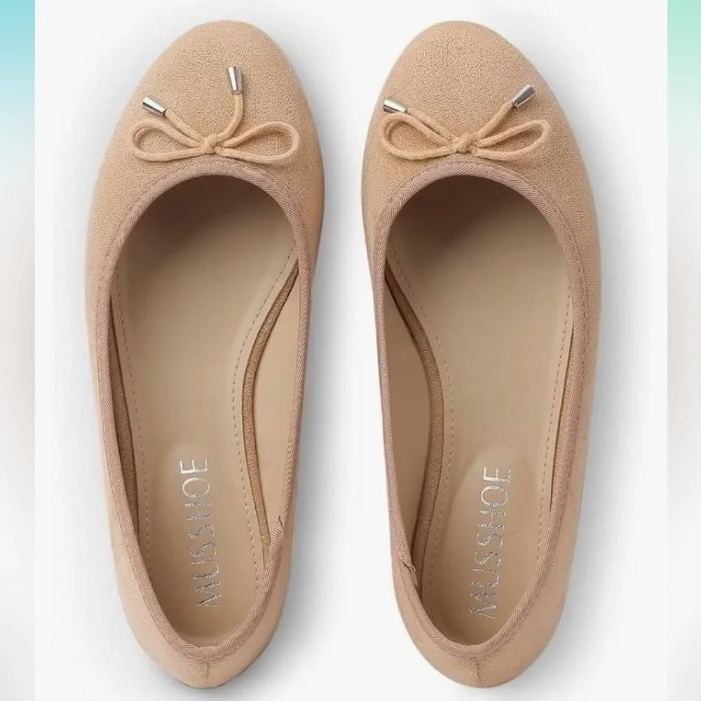 MUSSHOE Ballet Flats for Women Comfortable Women's Flats Shoes Women size 10